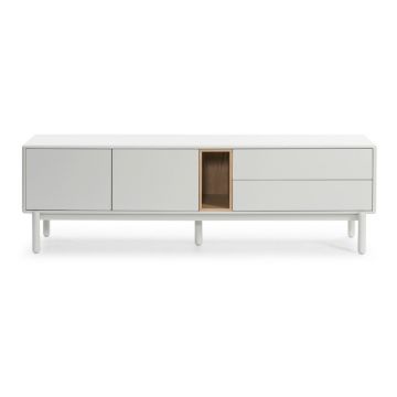 Comodă TV albă 180x56x40 cm Corvo – Teulat