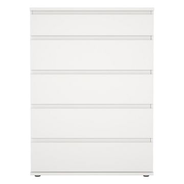 Comodă albă înaltă 77x107 cm Nova – Tvilum