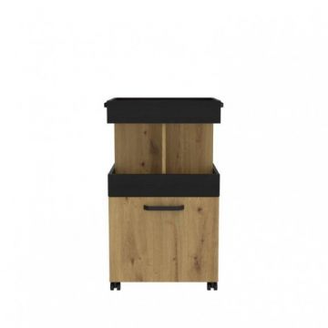 Comoda Home Bar 3 Pe Role, 50.2 x 88.5 x 41 Cm