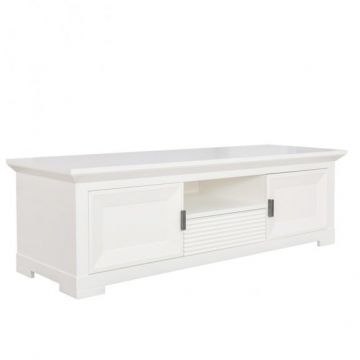 Comoda Tv Cu 2 Usi Si 1 Sertar Verona Bianco Alb, 154 Cm Comoda Tv Cu 2 Usi Si 1 Sertar Verona Bianco Alb, 154 Cm