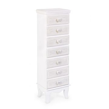 Comoda Charlene, Bizzotto, 29 x 21 x 99 cm, MDF