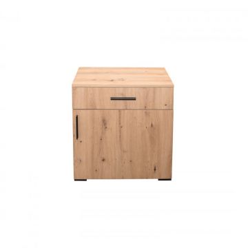 Comoda ECONO, 1 usa si 1 sertar, stejar artisan, 60x40x64,5 cm Comoda ECONO, 1 usa si 1 sertar, stejar artisan, 60x40x64,5 cm