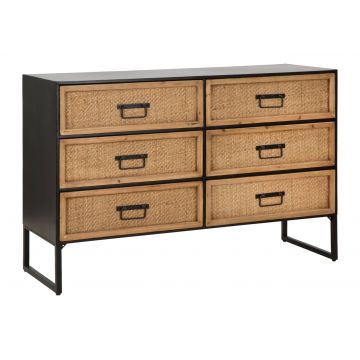 Comoda Hanoi, Mauro Ferretti, 120x40x80 cm, fier/MDF