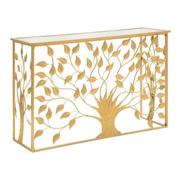 Consola Albero, Mauro Ferretti, 120x80x80 cm, fier, auriu