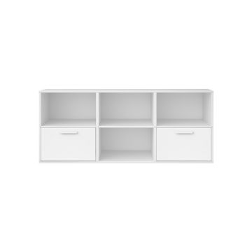 Comodă alb joasă 134x56 cm Keep by Hammel - Hammel Furniture