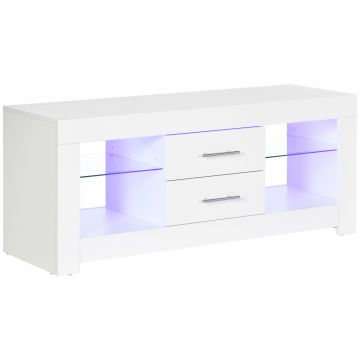 HOMCOM Comodă TV Modernă 55