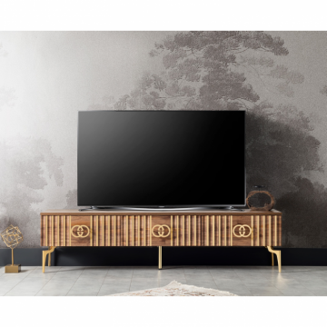 Comoda TV GC, cu sertare, alun, 180x36x46 cm Comoda TV GC, cu sertare, alun, 180x36x46 cm