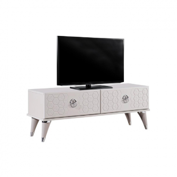 Comoda TV YKT-4034, cu sertare, bej, 120x36x38 cm Comoda TV YKT-4034, cu sertare, bej, 120x36x38 cm