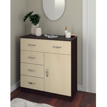 Comoda 1-3-1 ro wenge+mesteacan