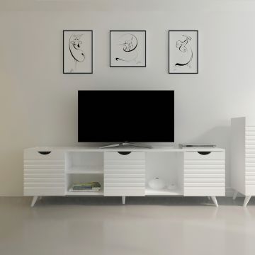Comoda TV, Avva Home, Patara, 180x53.4x29.5 cm, Alb