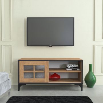 Comoda TV, Comforty, Revival 100Lk, 100x54x42 cm, Stejar