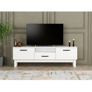 Comoda TV, Coraline, Suzi, 150x48.8x35.3 cm, Alb