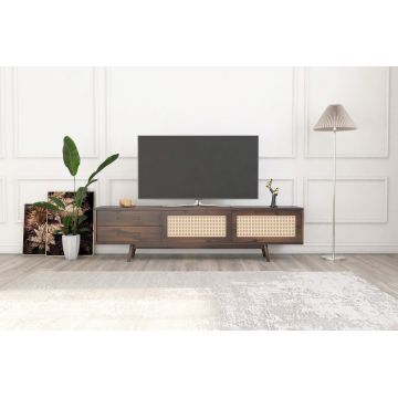 Comoda TV, Dekzy, DZ072, 180x45x30 cm, Maro