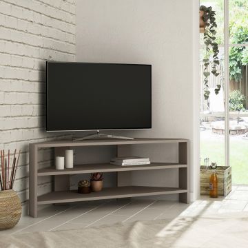 Comoda TV, Homitis, Thales Corner, 114x45x36 cm, Mocha