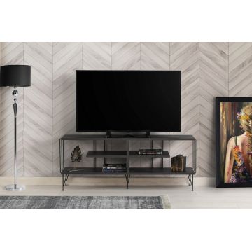 Comoda TV, Kalune Design, Eze, 120x44.5x30 cm, Maro inchis