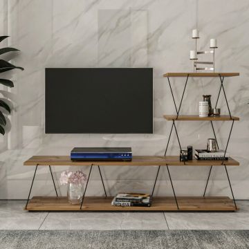 Comoda TV, Kalune Design, Ilgaz, 150x93x30 cm, Pin
