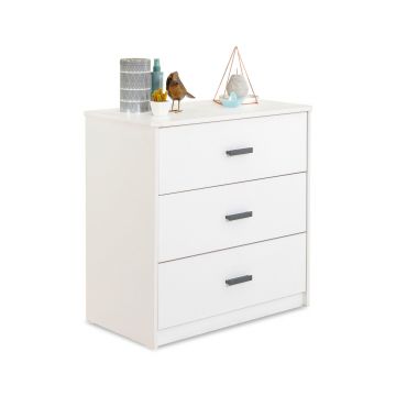 Dulap, Çilek, White Dresser, 75.5x75.1x41.5 cm, Multicolor