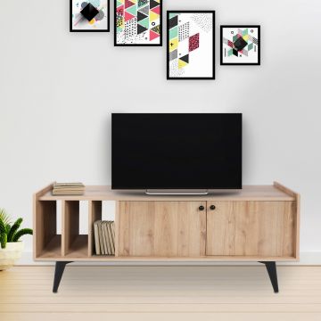 Comoda TV, Mod Design, Viyana, 150x40x62 cm, Stejar