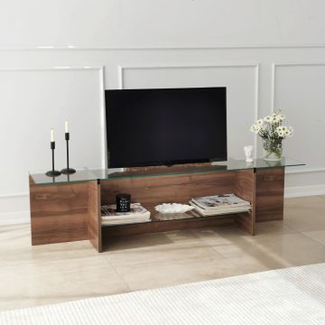 Comoda TV, Neostill, Escape, 158x40x35 cm, Maro