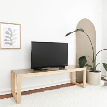 Comoda TV, Neostill, Via, 130x40x40 cm, Natural