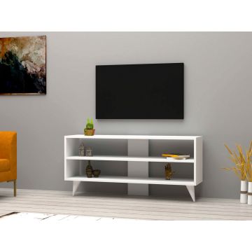 Comoda TV, Puqa Design, One, 120x50x29.6 cm, PAL, Alb