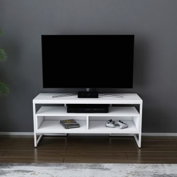 Comoda TV, Retricy, Merrion, 110x35x49.9 cm, PAL, Alb