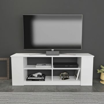 Comoda TV, Retricy, Space, 140x35x51.8 cm, PAL, Alb