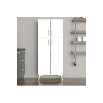 Dulap multifunctional, Tanmob, MDL0101, 62.5x155x35 cm, PAL , Alb