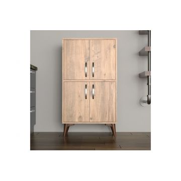 Dulap multifunctional, Tanmob, MDL0202, 60x109x35 cm, PAL , Maro