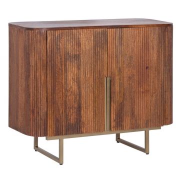 Bufet inferior Vilas, Bizzotto, 95x40x80 cm, otel/lemn de mango