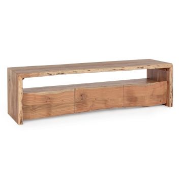 Comoda cu 3 sertare Eneas, Bizzotto, 160x45x46 cm, lemn de salcam