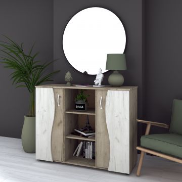 Comoda Tineret, 120x45x95cm, stejar k002/k001
