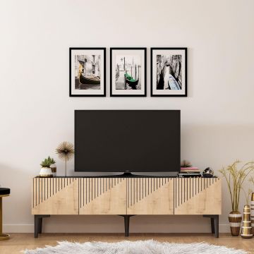 Comoda TV Finaxo cu 2 Compartimente , 154 x 45 x 37 cm