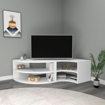 Comoda TV Jean cu Rafturi, Design Elegant, 177 x 45 x 40 cm