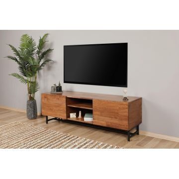 COMODA TV Wood - Walnut, Nuc, 41x50x150 cm