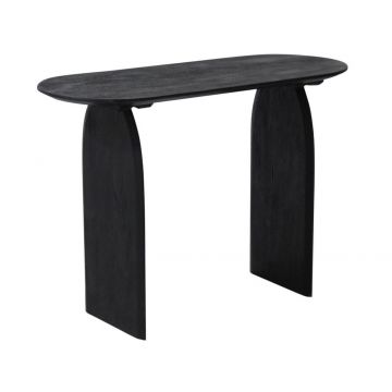 Consola Monterrey, Bizzotto, 110 x 45 x 76 cm, lemn de mango, negru