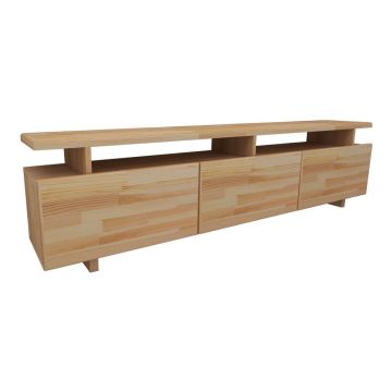 Comodă TV din lemn de pin 174x52 cm Natural – Kalune Design