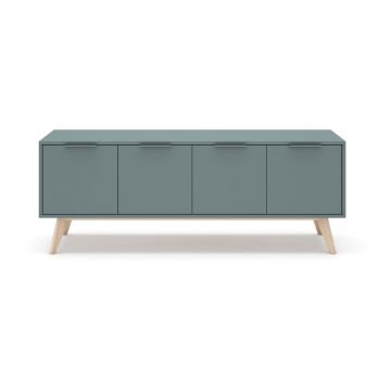 Comodă TV verde/gri 140x53 cm Pisco – Marckeric