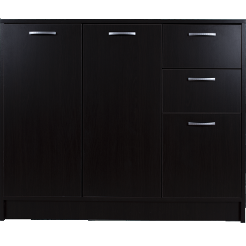 Comoda pal melaminat, wenge, 120 x 100 x 50 cm