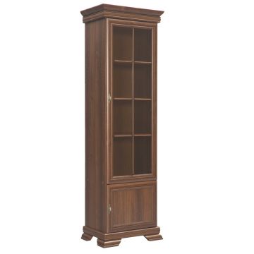 Vitrina living VMW1, 2 usi, 4 polite, Nuc