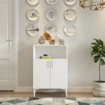 Comoda 2 usi Dve, 60x30x90 cm - Alba