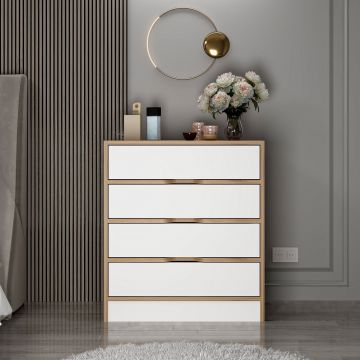 Comoda Elina - 8173, Nuc, 70x40x80 cm