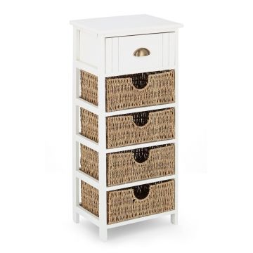 Comoda Sierra, Bizzotto, 40 x 29 x 90 cm, lemn de paulownia