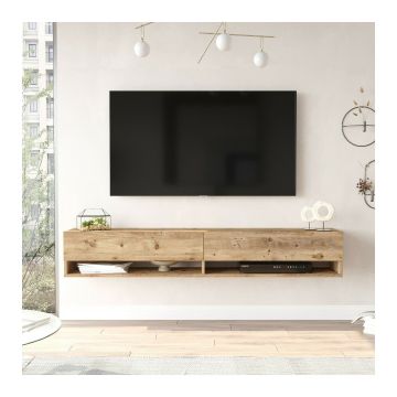 Comoda TV FR9, 180x31.6x29.1 cm - Pin Atlantic