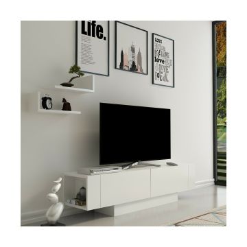 Comoda TV Matera, 150x31.5x41.6 cm - Alba