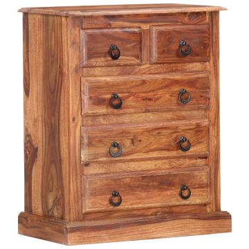 Dulap cu sertare 60x35x75 cm lemn masiv de sheesham