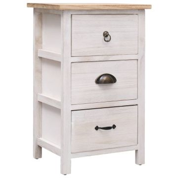 Dulap lateral 35 x 25 x 57 cm lemn de paulownia