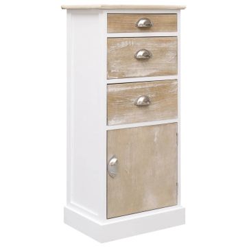 Dulap lateral 38 x 28 x 86 cm lemn de paulownia