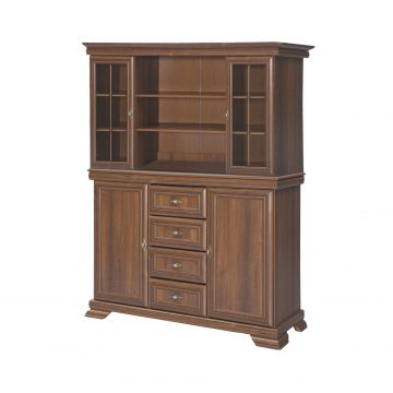 Set comoda living VM3 si vitrina VMN4, Nuc