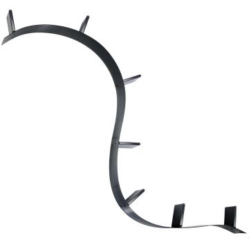 Biblioteca Kartell Bookworm design Ron Arad 7 rafturi 320cm negru